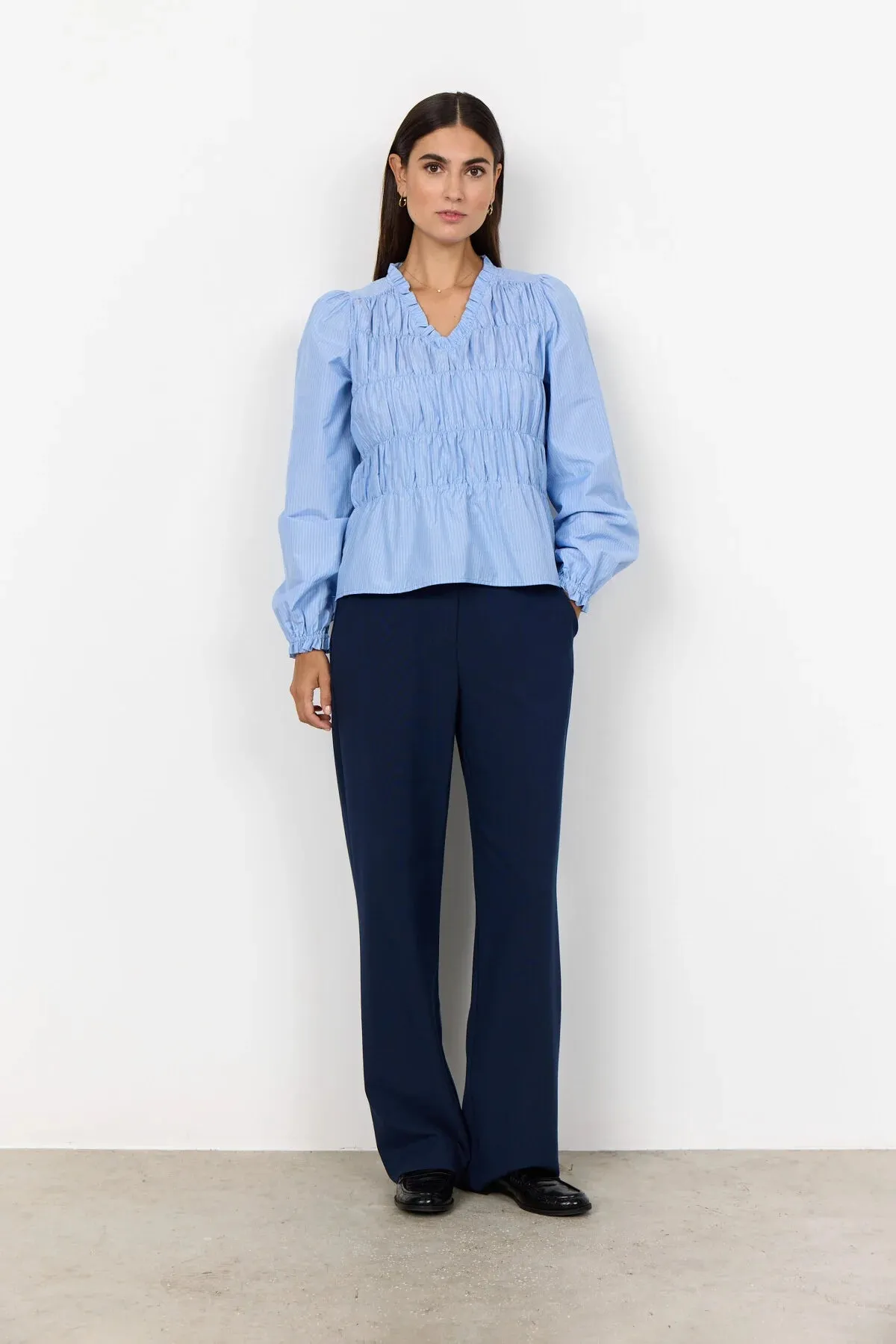 Soya Concept - Onaria Air Blue Blouse