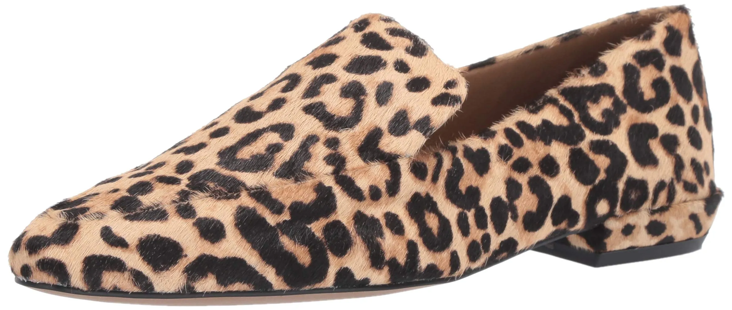 STEVEN by Steve Madden Haylie-L Leopard Fashion Loafer Pointed Toe Flat Shoes