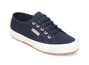 Superga 2750 Cotu Classic Unisex Lace Up Fashion Shoe Sneaker White Navy Canvas (41.5 (US Men's 8.5, US Women's 10) Medium, NAVY)