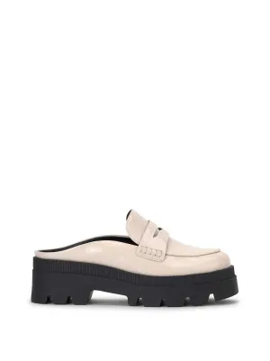 Uma Slip On Loafer in Chalk