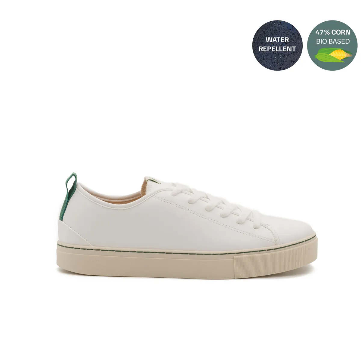 Vegan sneaker bio-veg white NIK005