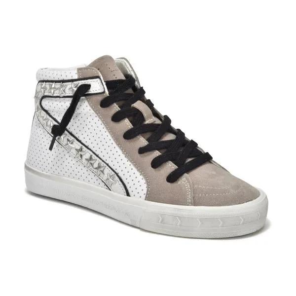 Vintage Havana Women's Gadol High Top Sneakers - White Taupe Multi