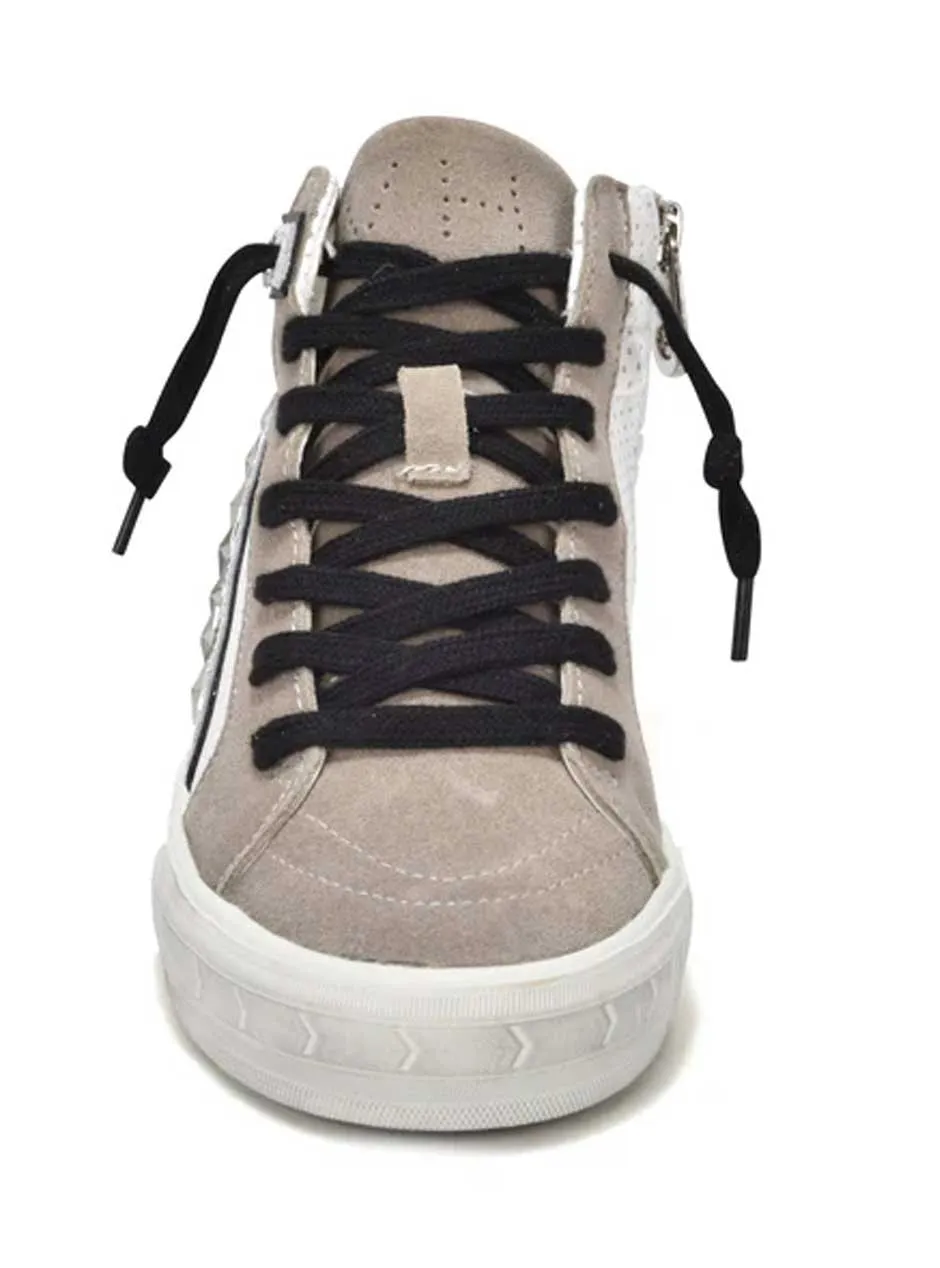 Vintage Havana Women's Gadol High Top Sneakers - White Taupe Multi