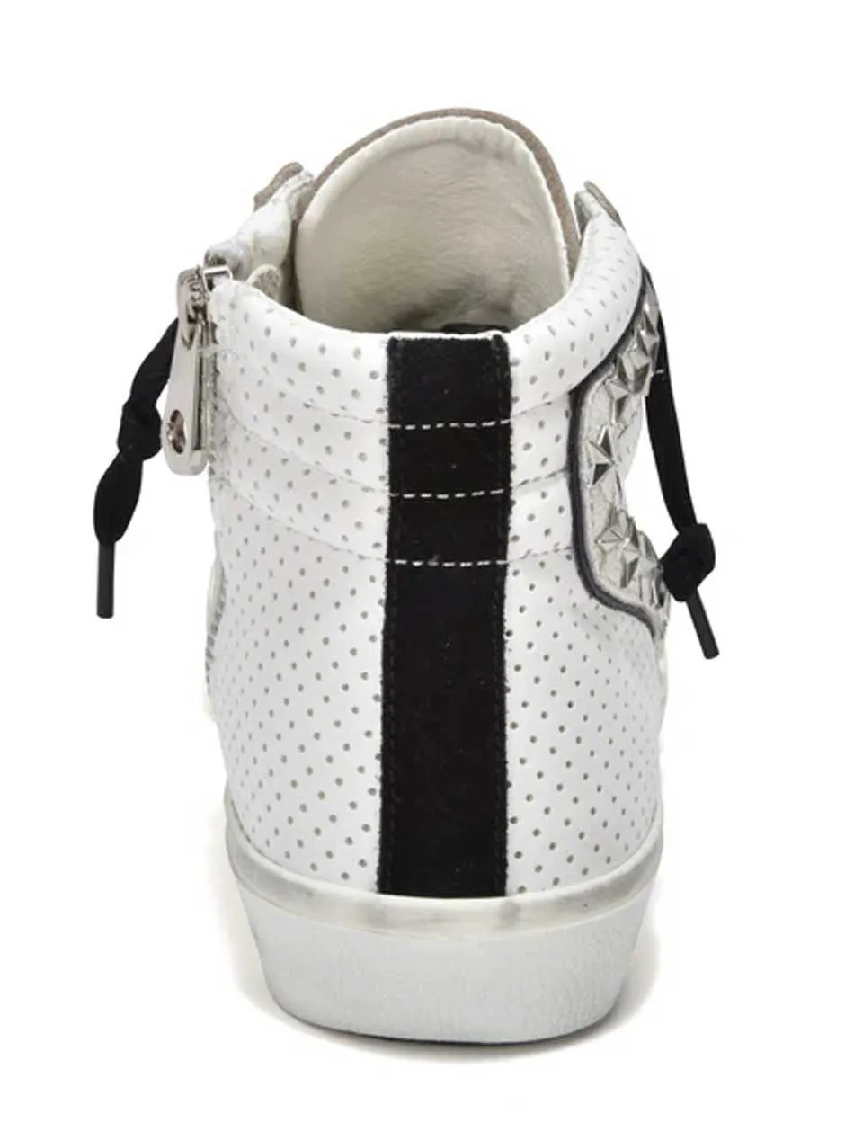 Vintage Havana Women's Gadol High Top Sneakers - White Taupe Multi