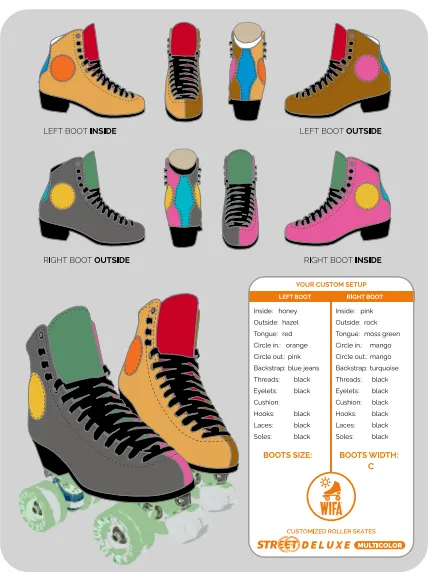 Wifa Deluxe Custom MULTICOLOUR