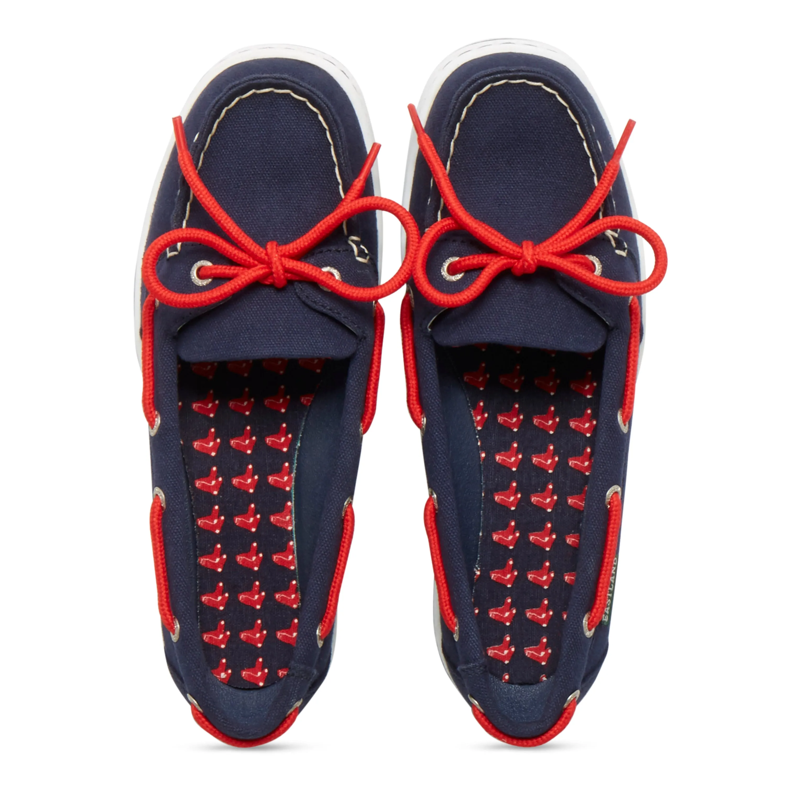 Women's Sunset MLB Boston Red Sox Canvas Boat Shoe