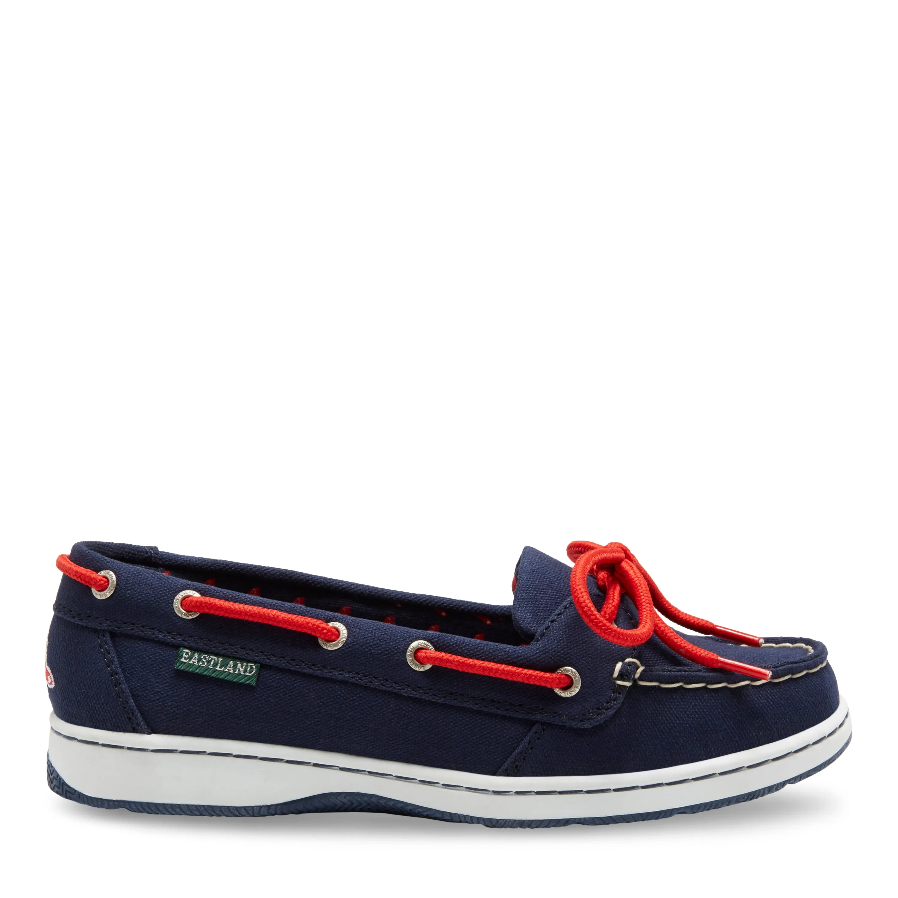 Women's Sunset MLB Boston Red Sox Canvas Boat Shoe