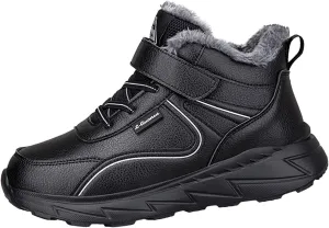Work Boots for Men Soft Toe Hiking Sneakers Shoes with Fur Lined Women Safety Shoes Wide Width Waterproof Platform Botas Slip Resistant Hike Grounded Footwear