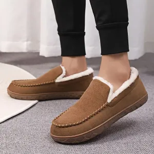 Zomerse herenschoenen - Effen slip-on schoenen met ronde tenen