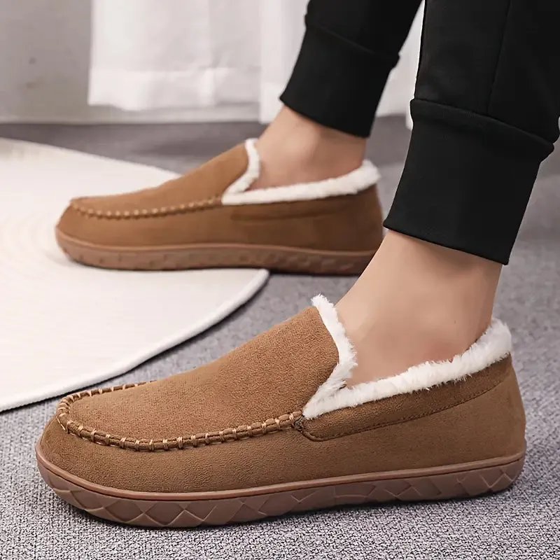 Zomerse herenschoenen - Effen slip-on schoenen met ronde tenen